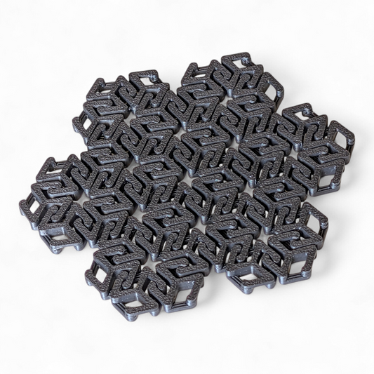 Hex-mail Coasters