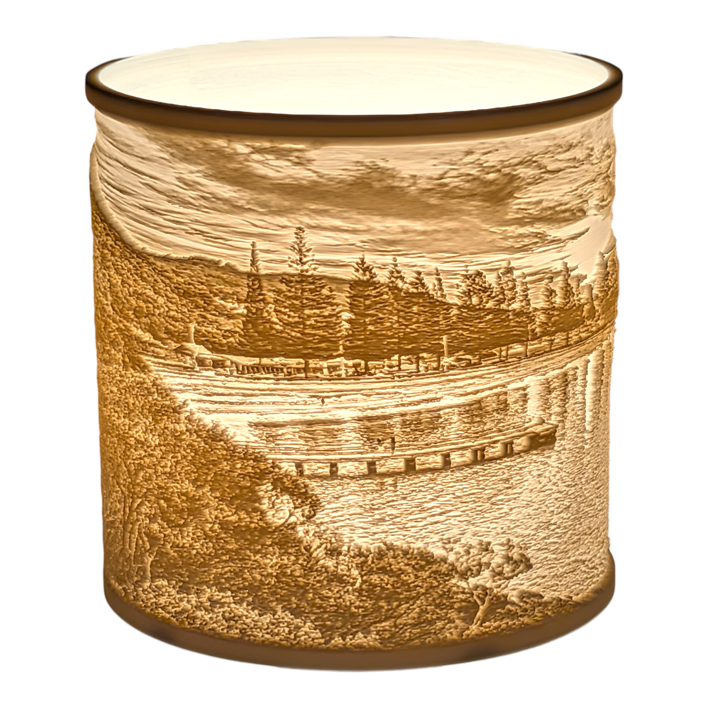 Middleton Beach Sunset Lampshade 14cm