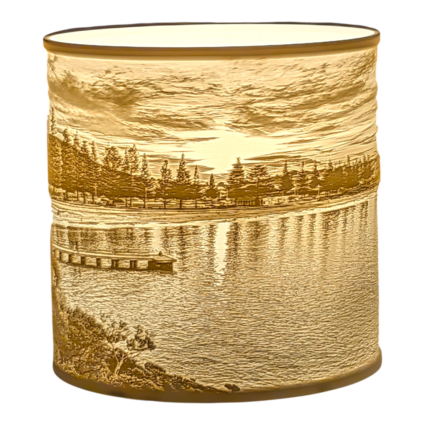 Middleton Beach Sunset Lampshade 19cm