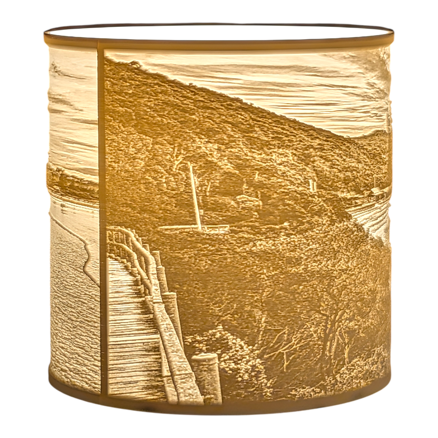 Middleton Beach Sunset Lampshade 19cm