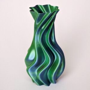 Vase 2B - Pink Green Blue